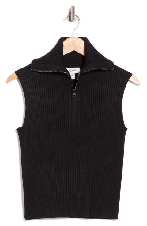 Quarter Zip Sweater Vest