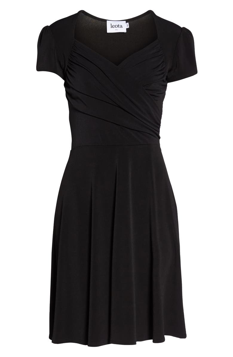 Leota Print Jersey Fit & Flare Dress, Alternate, color,