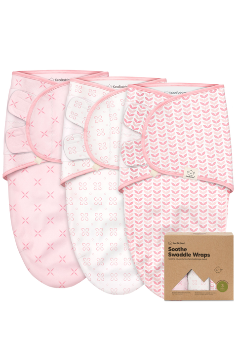 3-Pack Soothe Swaddle Wraps