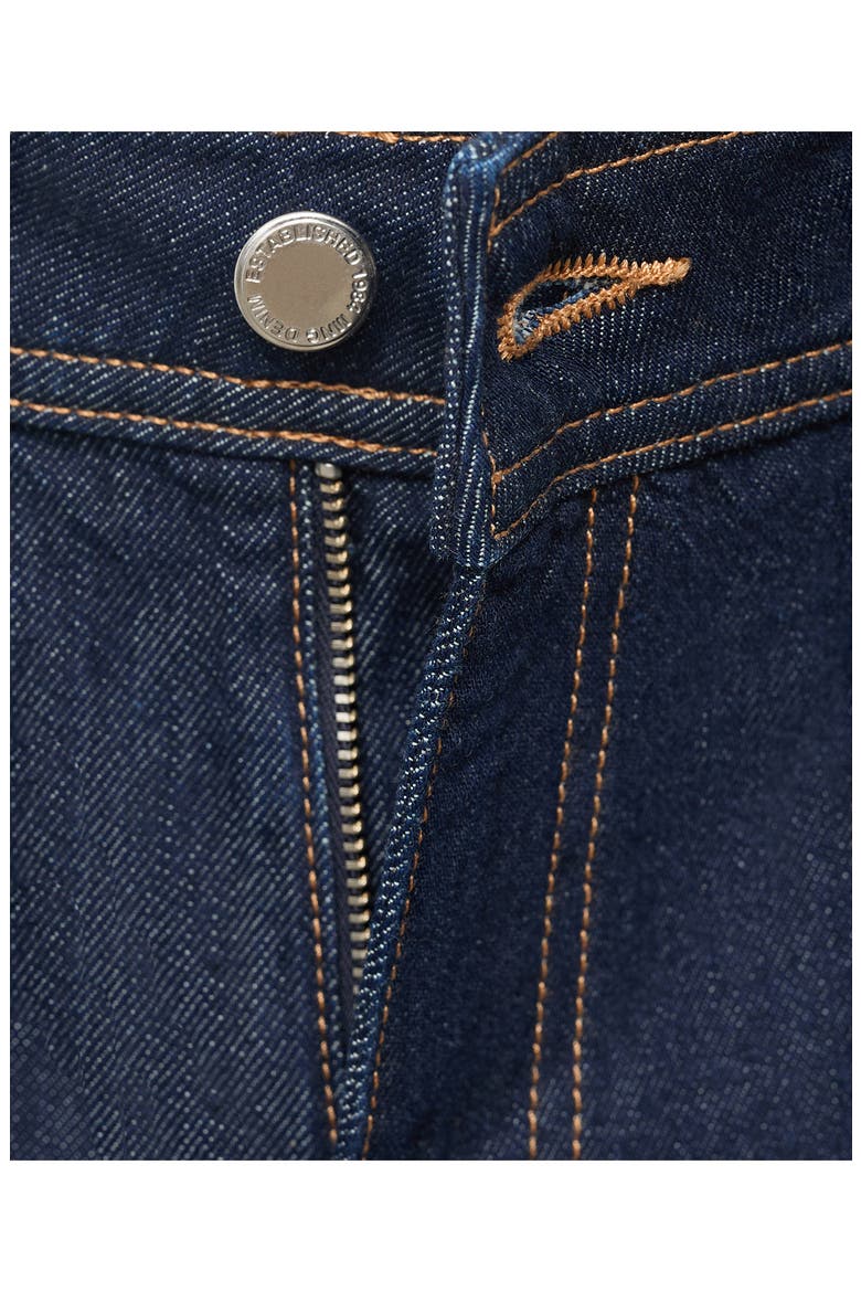 Jessie Patch Pocket Wide Leg Jeans, Alternate, color, BLUE