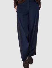 Whistles Side Print Straight Trouser