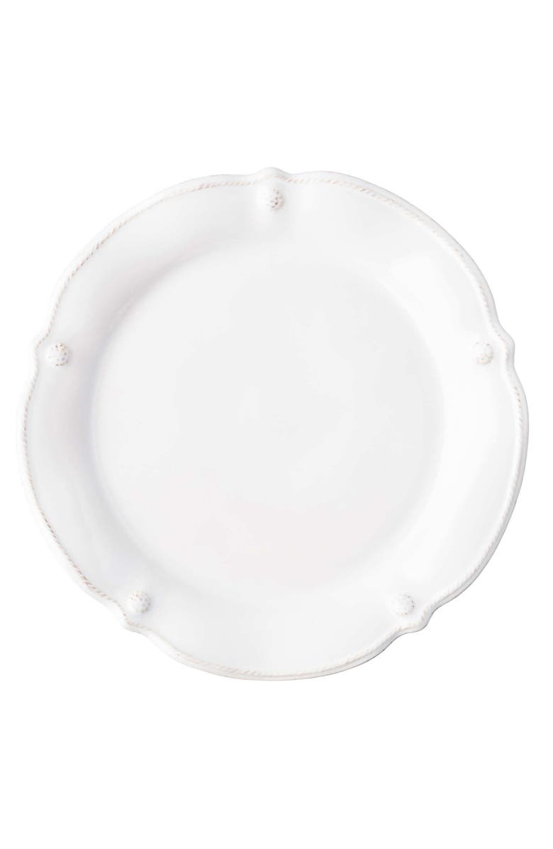 Juliska Berry & Thread Whitewash Flare Cocktail Plate, Main, color, Whitewash