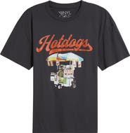 Vinyl Icons Hot Dog Cart Graphic T-Shirt