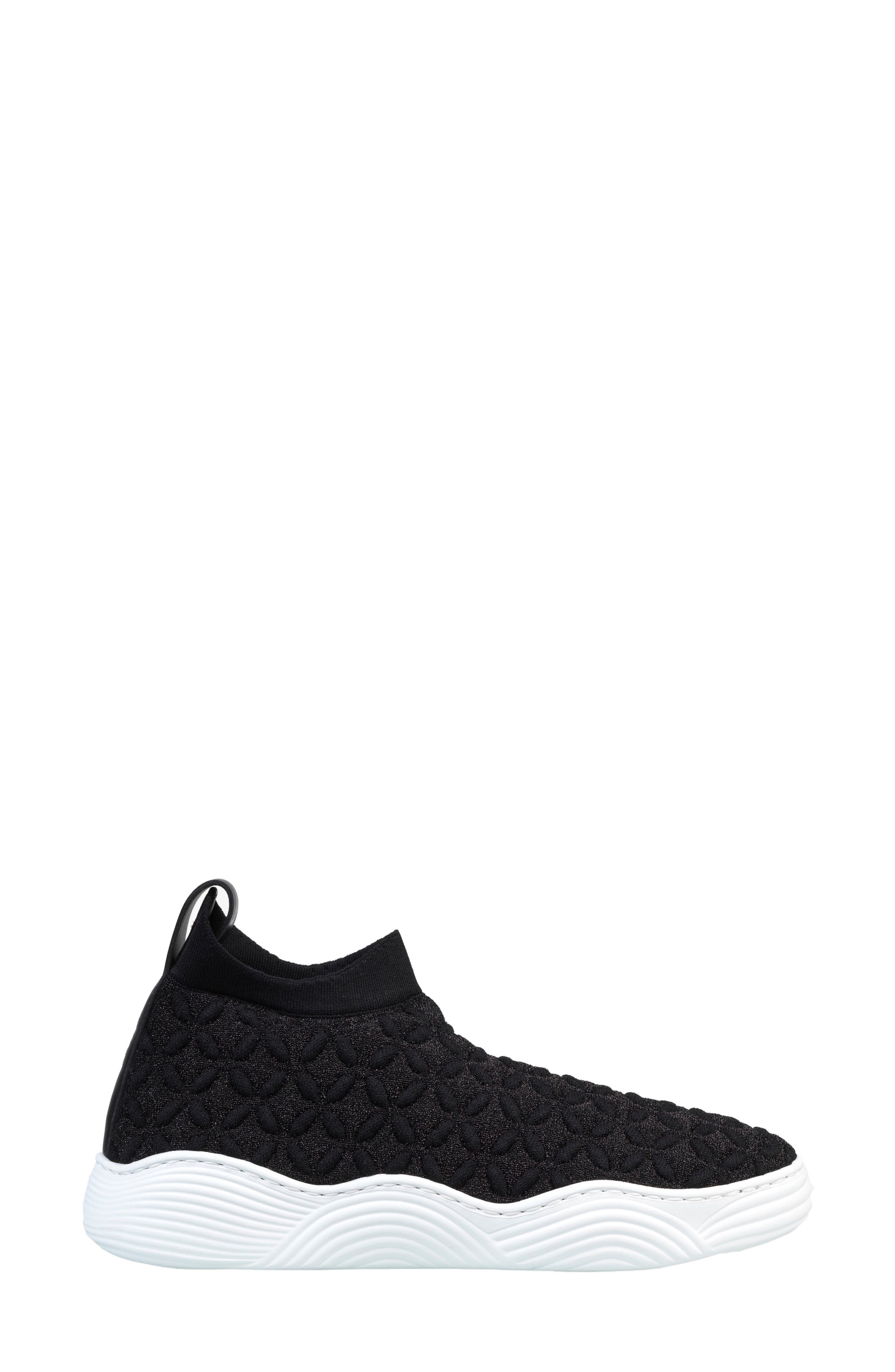 Alaïa Knit Slip-On Sneaker, Alternate, color, 