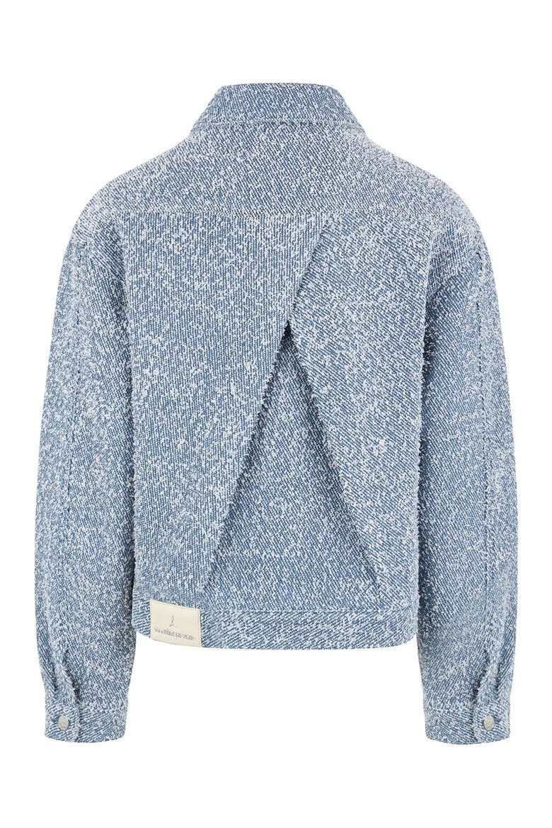 Damien Boucle Jacket with Back Pleat, Alternate, color, Blue