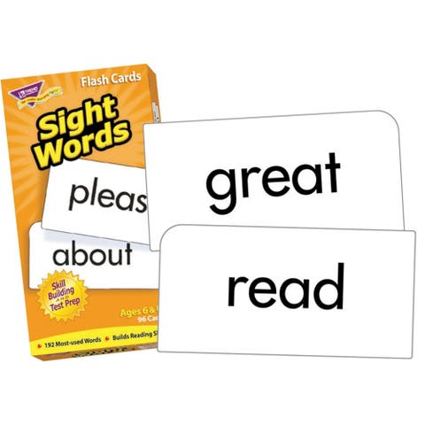Trend Enterprises, Inc. Sight Words Skill Drill Flash Cards, 3 X 6 In (t53003)