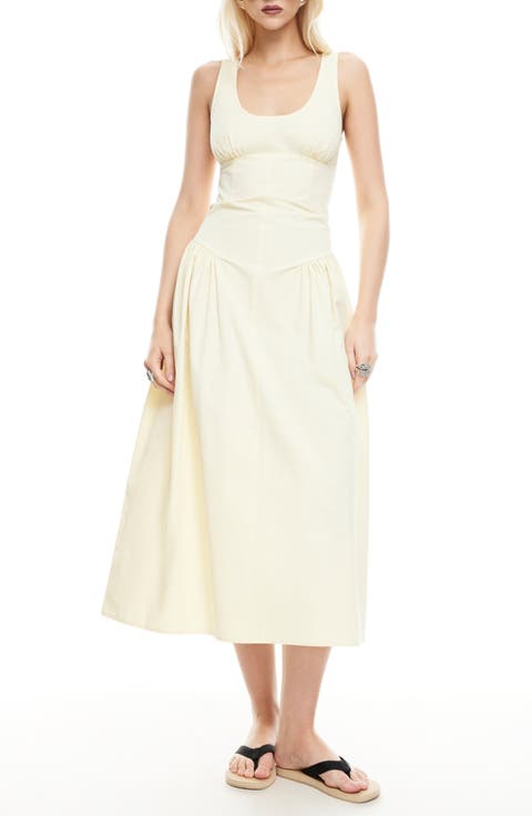 Luna Rosa Sleeveless Midi Dress