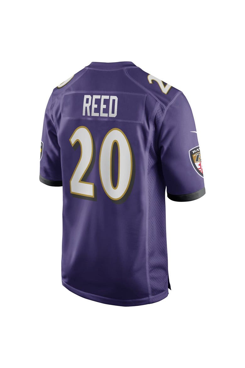 Men's Nike Ed Reed Purple Baltimore Ravens Game Retired Player Jersey, Alternate, color, Purple