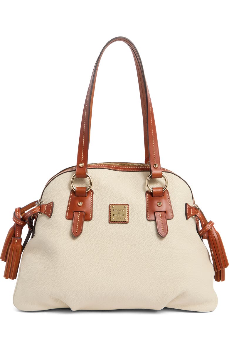 Dooney & Bourke Domed Leather Satchel, Main, color,