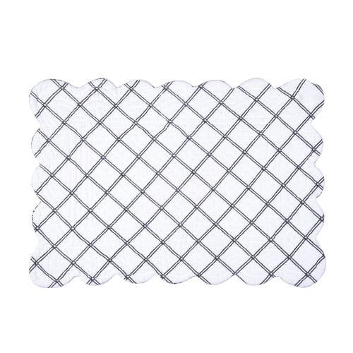 C & F Home C&f Home Bleighton Black Placemats Set Of 6, 13" X 19" In Multi