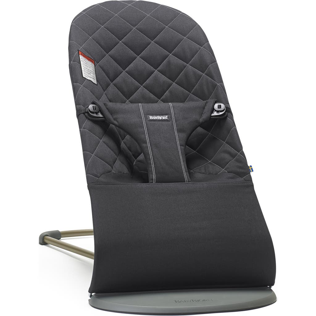 BabyBjörn Bouncer Bliss Convertible Quilted Baby Bouncer in Black at Nordstrom