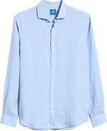 johnnie-O McCarthy Solid Linen Blend Button-Up Shirt