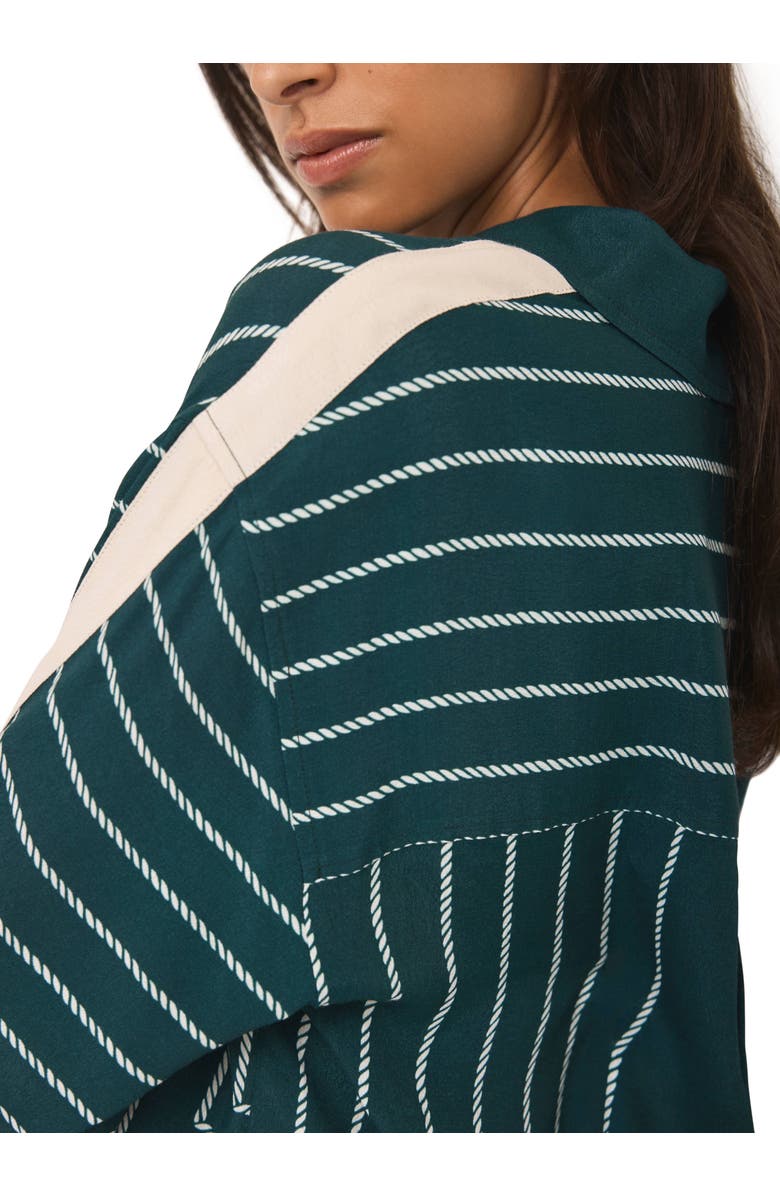 MINT VELVET Striped Shirt, Alternate, color, Green