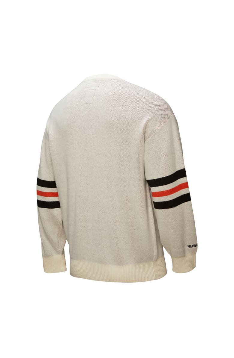 Mitchell & Ness Men's Mitchell & Ness Cream San Francisco Giants Retro Pullover Sweater, Alternate, color, Cream