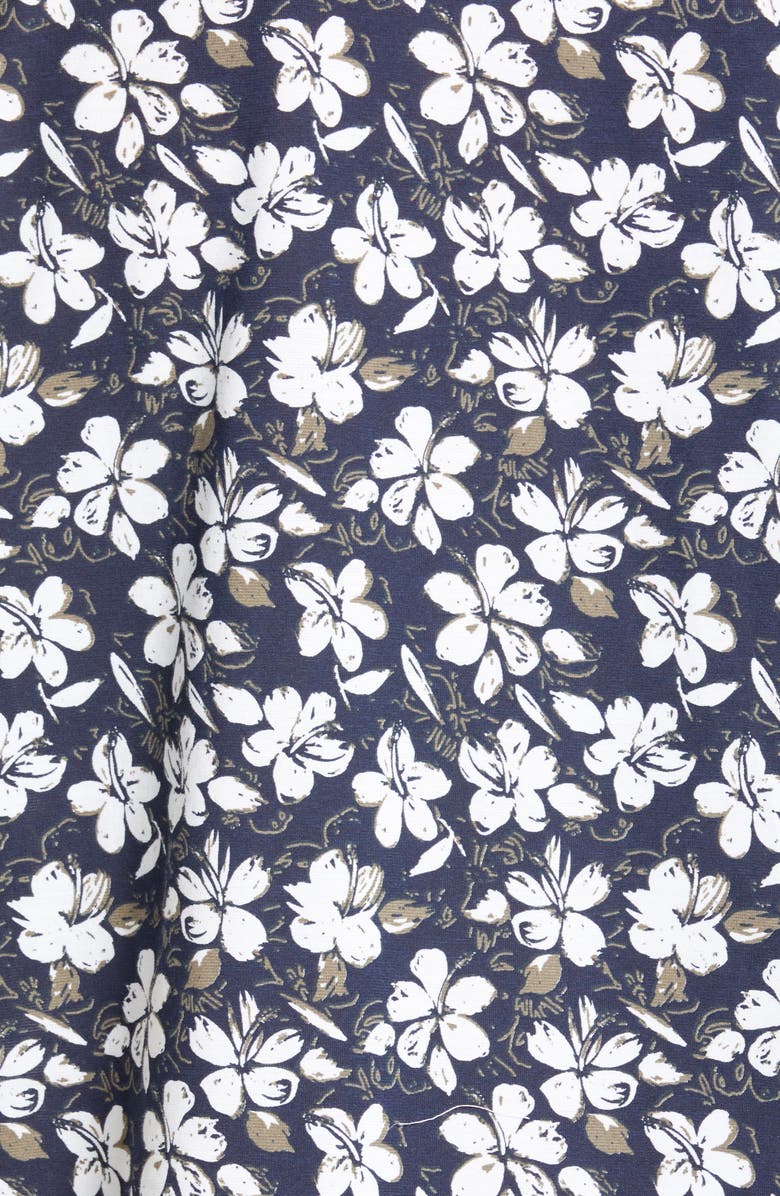 Brax Pico Floral Polo, Alternate, color, Ocean