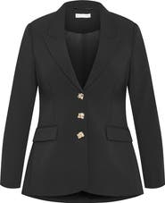 City Chic Alexi Peak Lapel Blazer