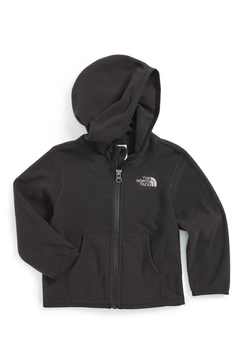 'Glacier' Fleece Jacket, Main, color, BLACK