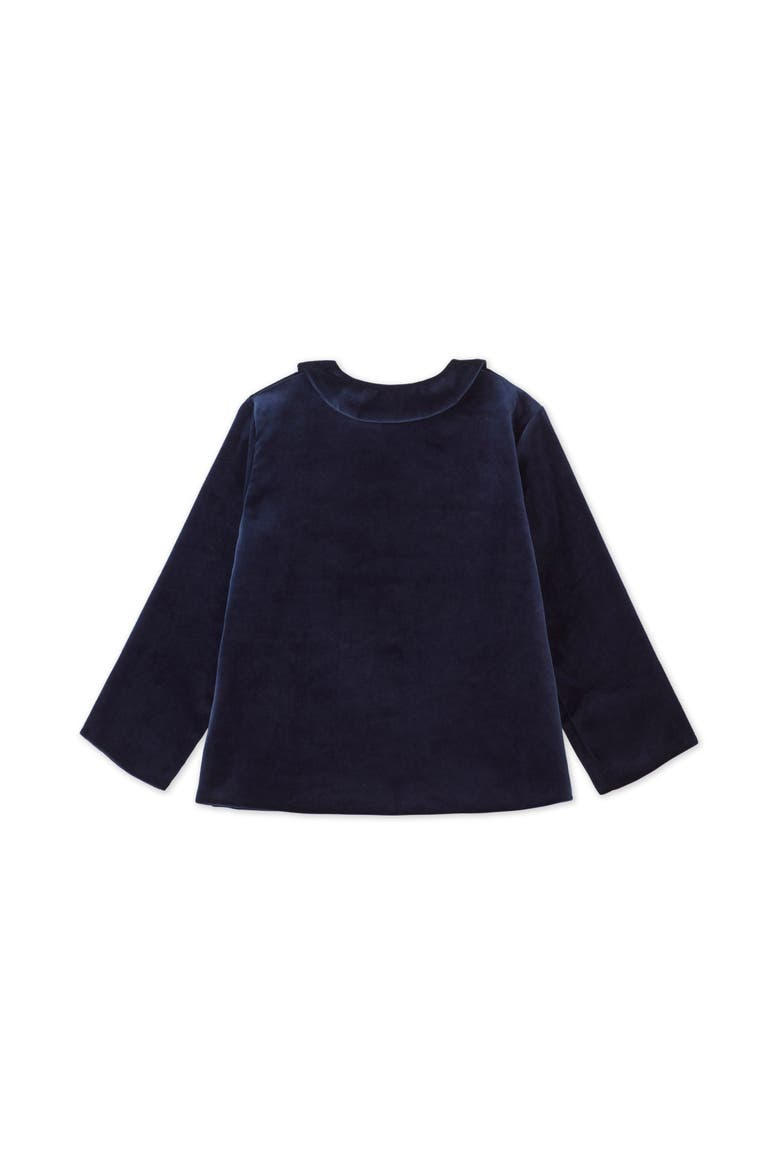 Organic Cotton Velvet Jacket, Alternate, color, Navy