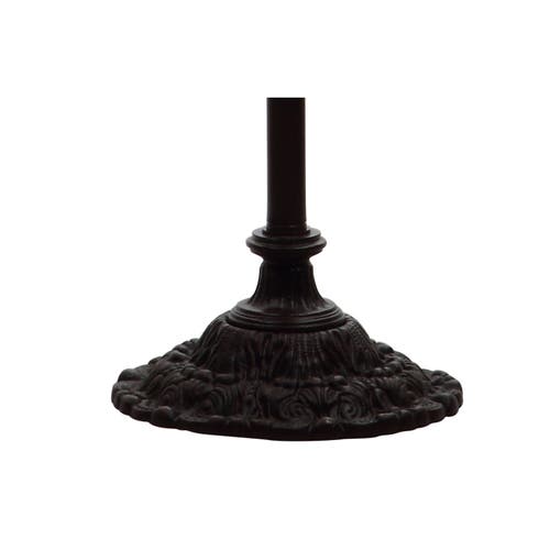 Jonathan Y Lee Tiffany-style 62" Led Floor Lamp, Bronze In Bronze