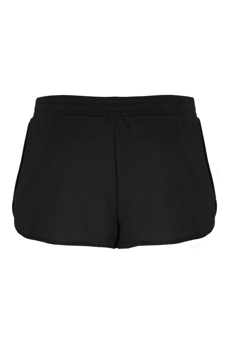 The Terry Women's Lounge Shorts, Alternate, color, JET BLACK