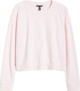 Eileen Fisher Organic Cotton Crop Sweatshirt