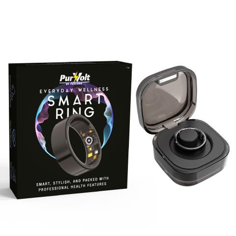 Everyday Wellness Smart Ring - Sleek Health 
Sleep Tracker with Magnetic Charging Base