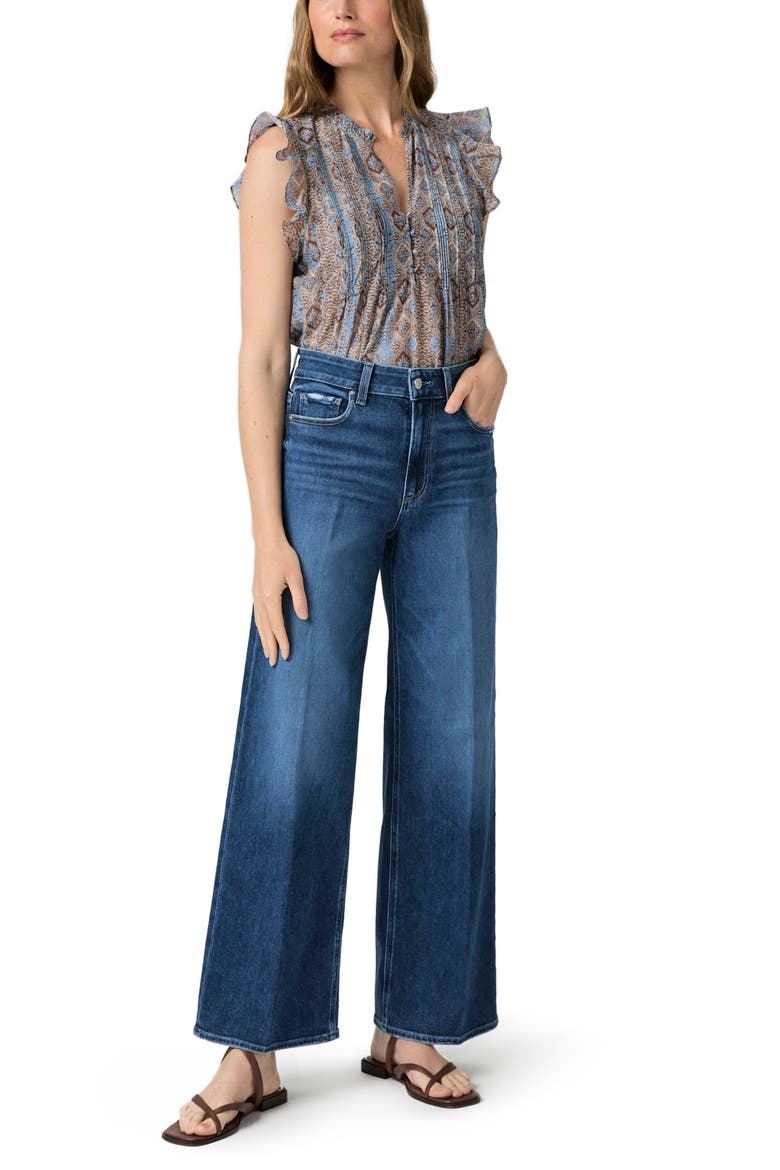Anessa High Waist Wide Leg Jeans, Alternate, color, DRESDEN