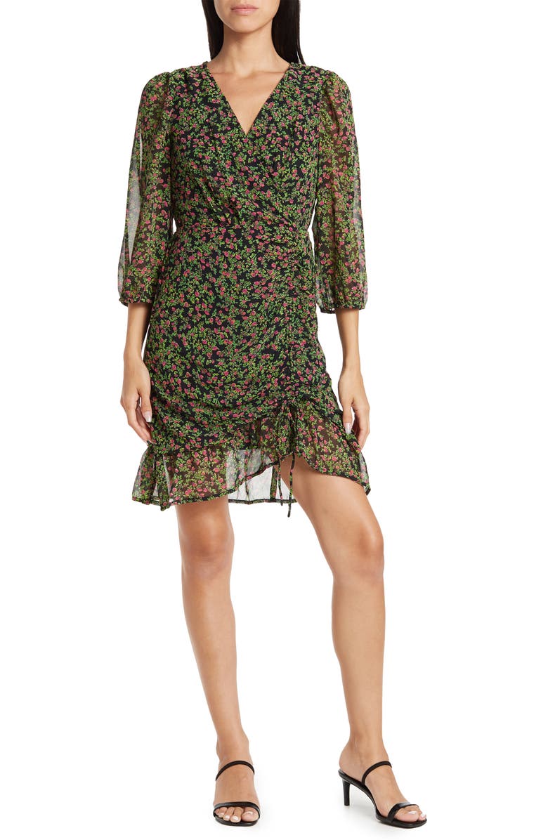 VERO MODA Ruched Minidress, Main, color,