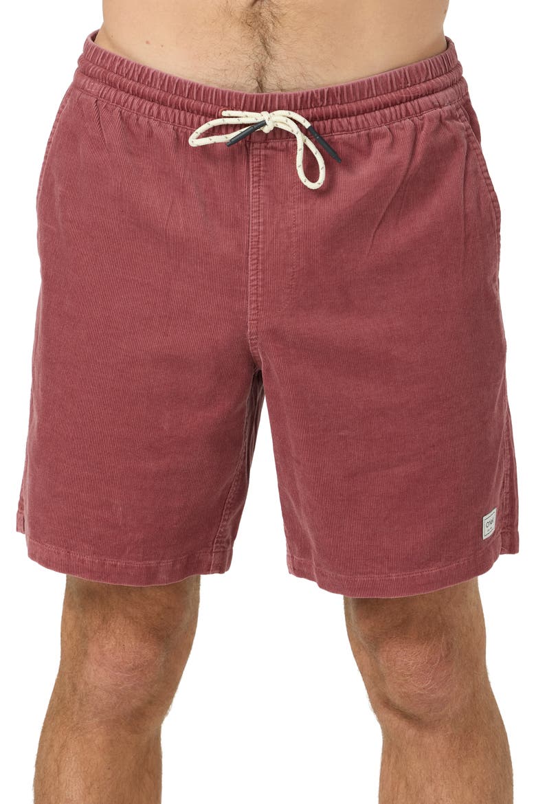 OG Corduroy Drawstring Shorts, Main, color, APPLE BUTTER