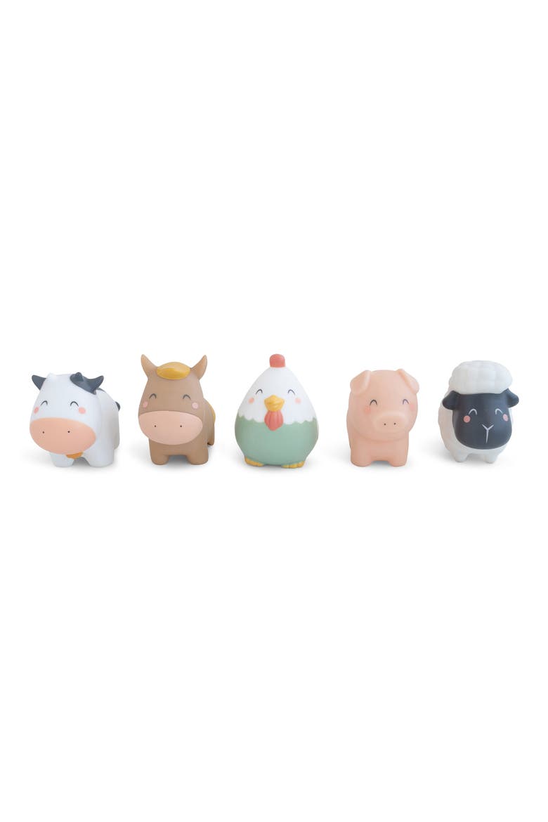 Funny Farm Set of 5 Bath Toys, Alternate, color, MULTI