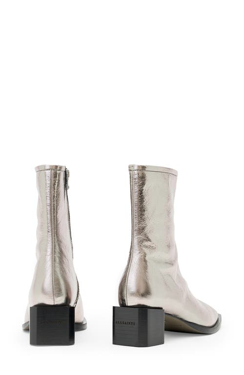 Allsaints Avril Bootie In Metallic