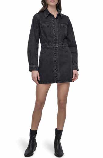DKNY Jeans Long Sleeve Denim Shirtdress