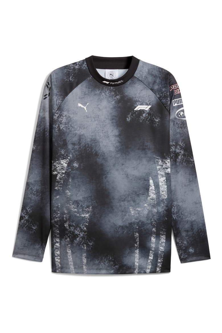 Formula 1® Long Sleeve Graphic T-Shirt, Alternate, color, PUMA BLACK