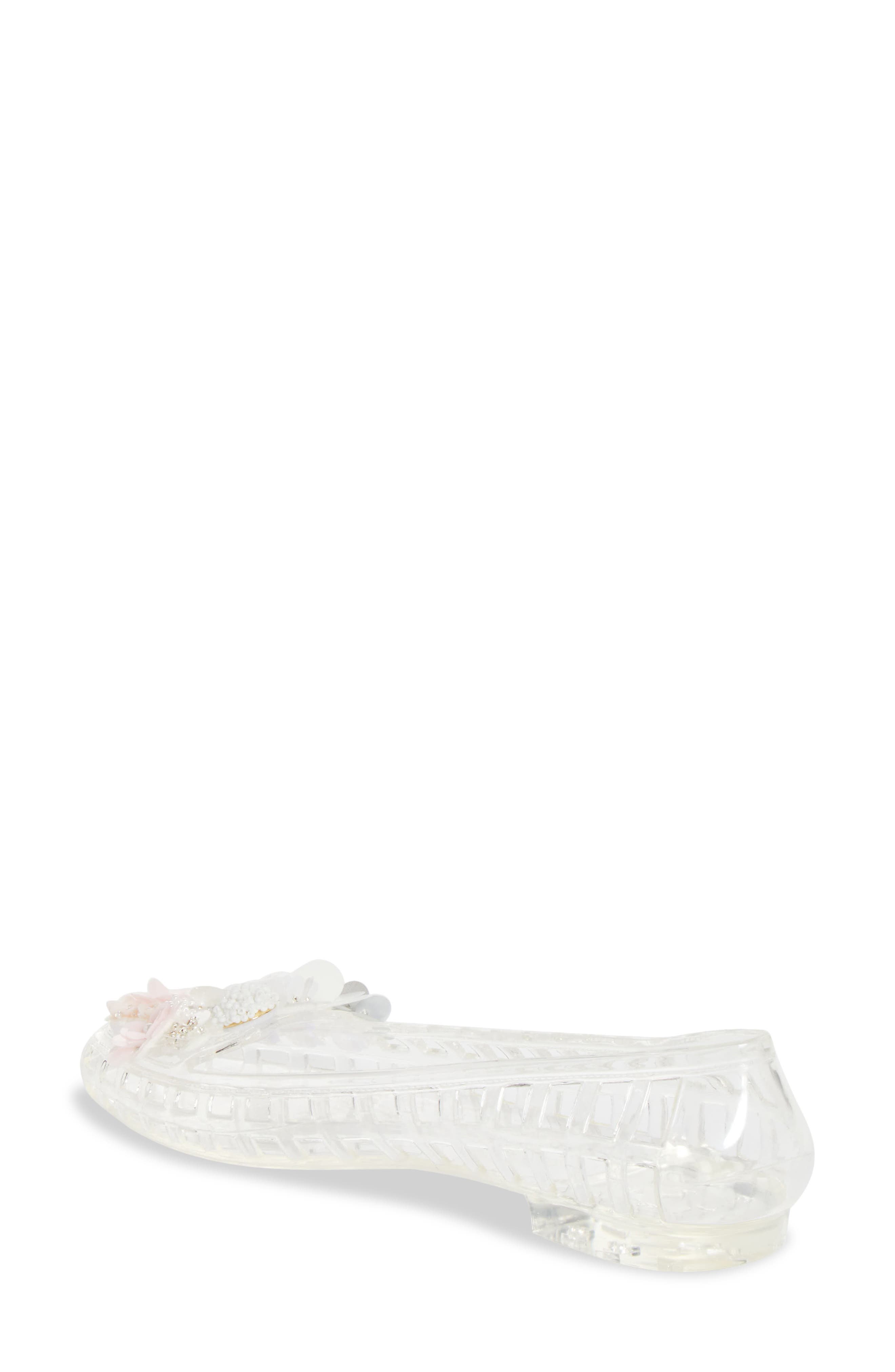 HEAVENLY JELLY Fleck Jelly Ballet Flat, Alternate, color, Clear