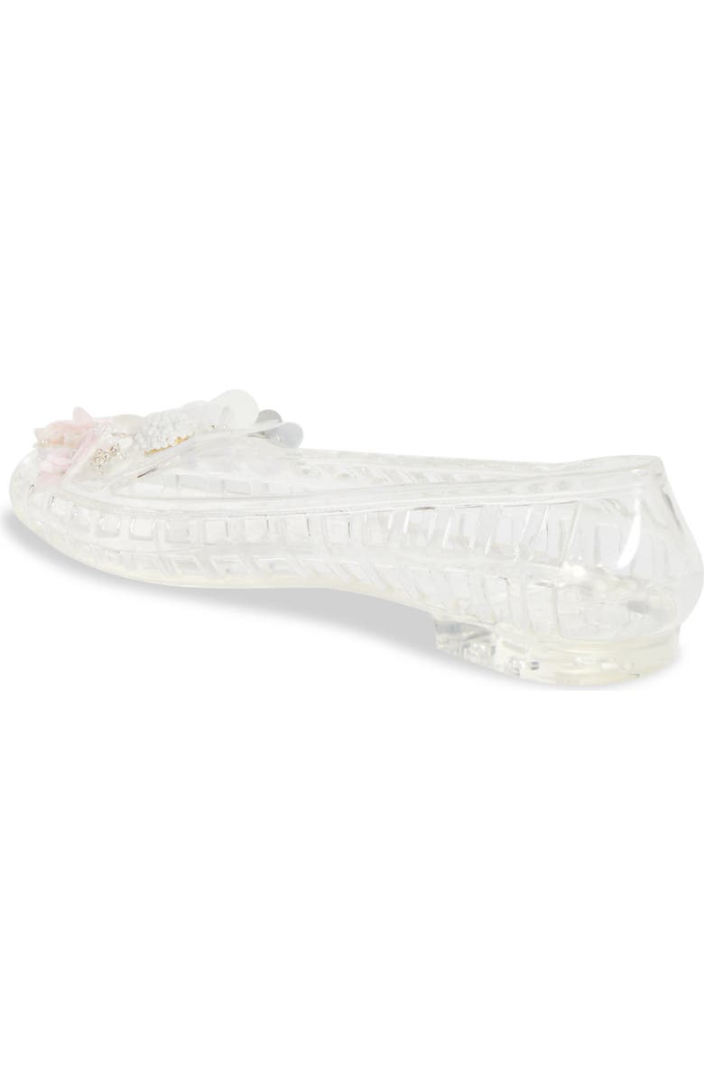HEAVENLY JELLY Fleck Jelly Ballet Flat, Alternate, color, Clear