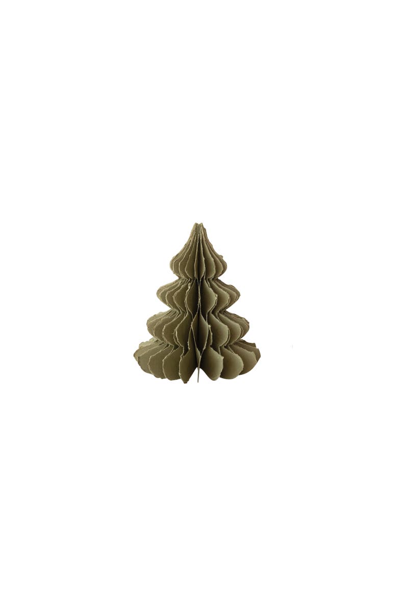 Recycled Paper Honeycomb Tree, Main, color, Olive