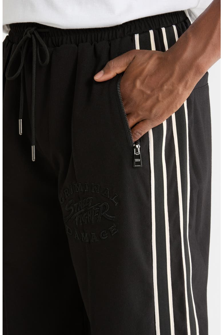 Versus Track Pants, Alternate, color, BLACK