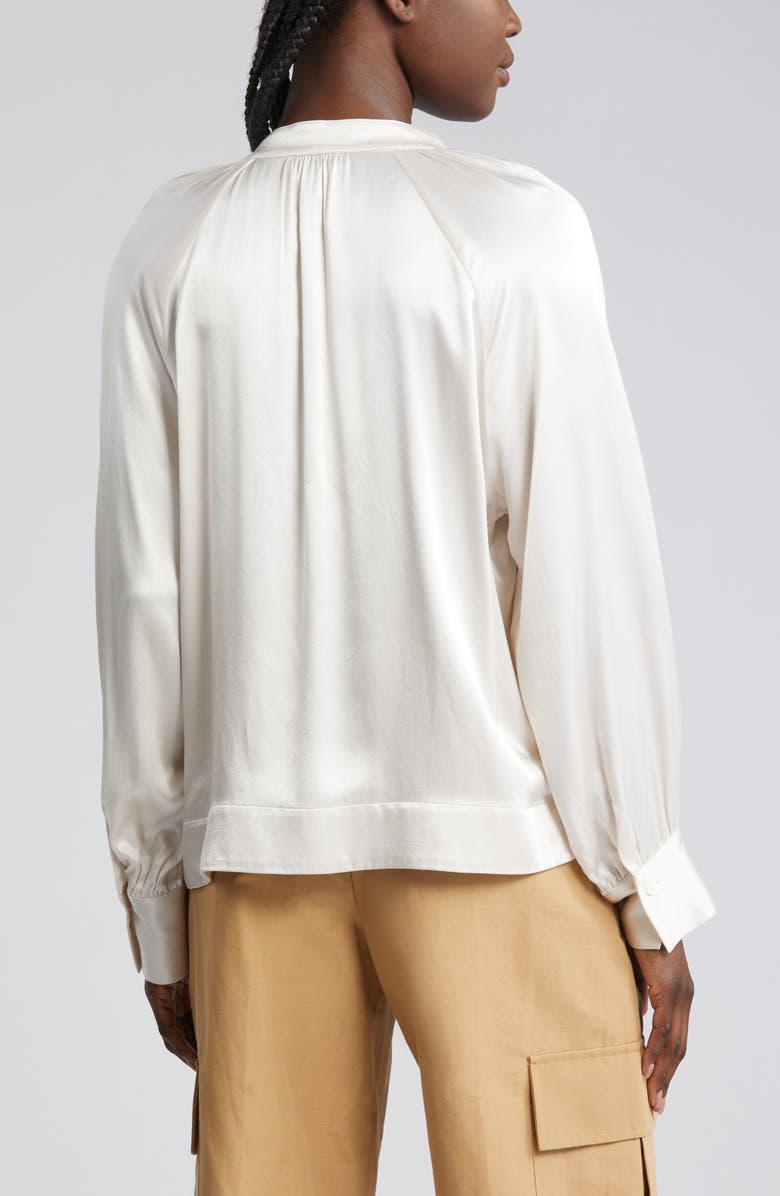 Rails Wynna Satin Blouse, Alternate, color, Ivory