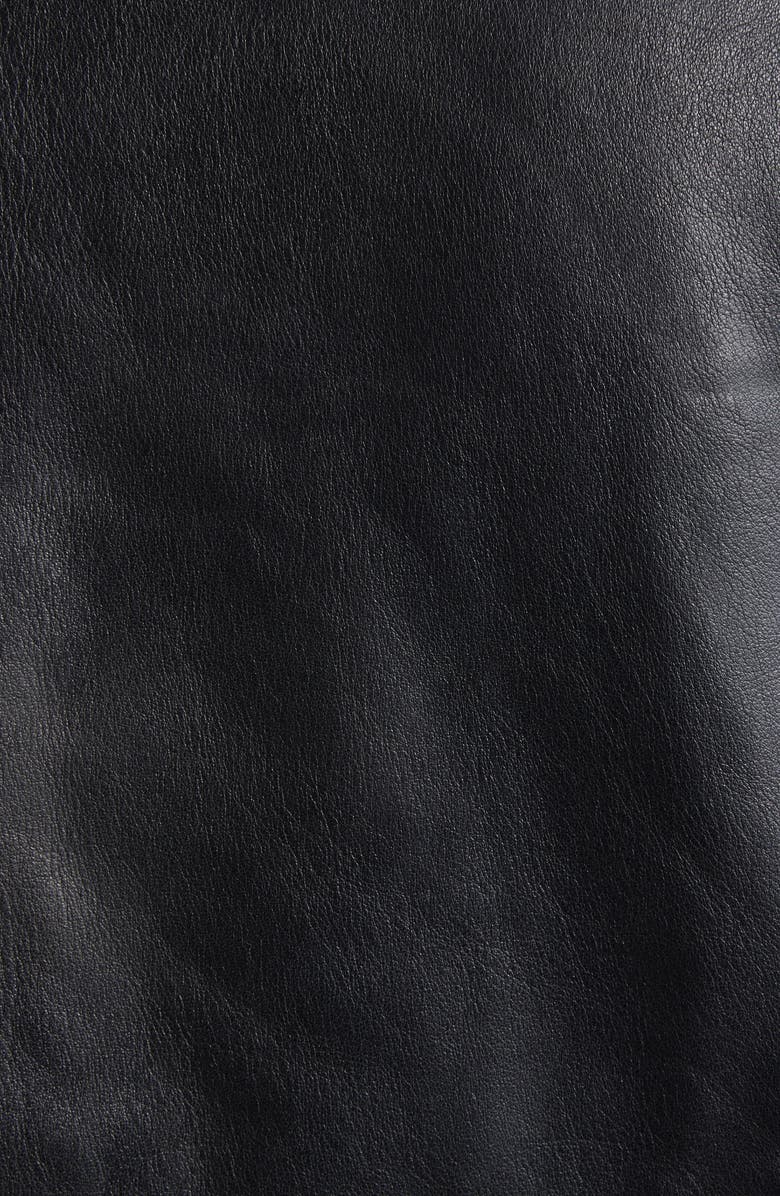 Bode Cropped Continental Coat, Alternate, color, Black