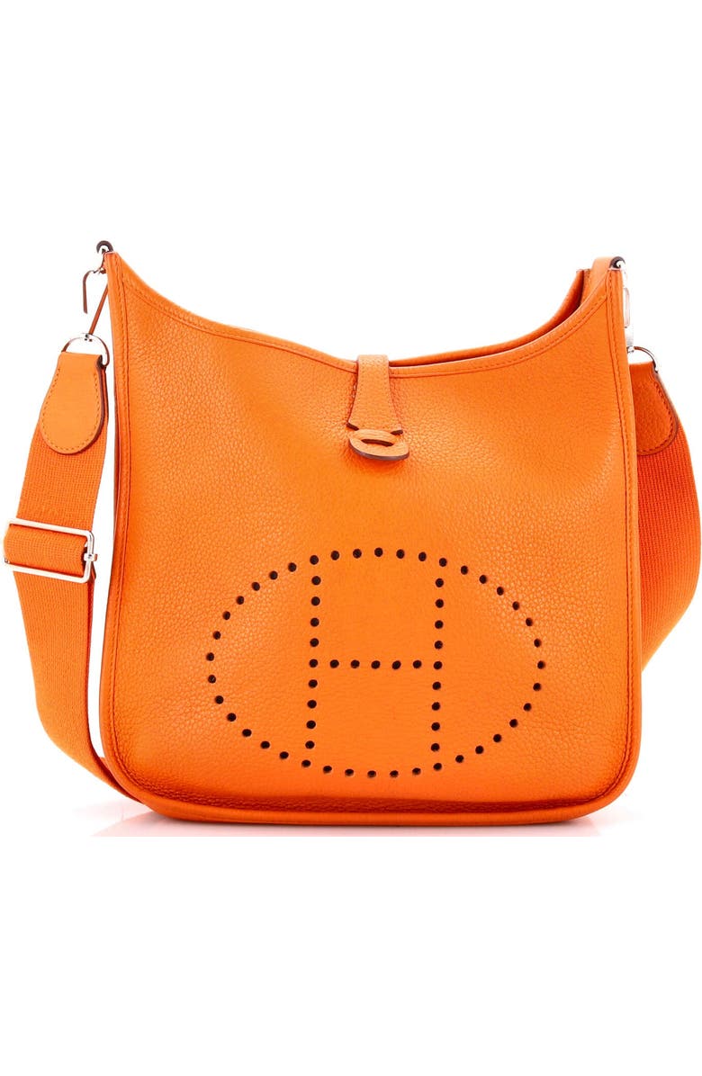 Pre-Owned Hermes Evelyne Bag Gen III Clemence PM, Main, color,