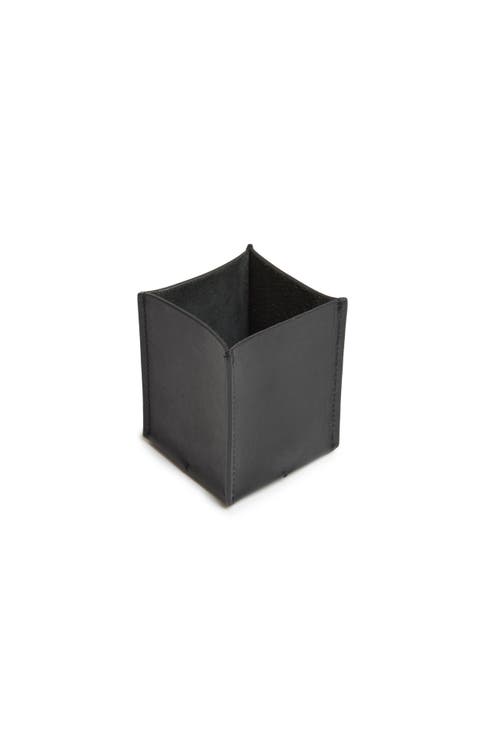 Leland Leather Pencil Cup