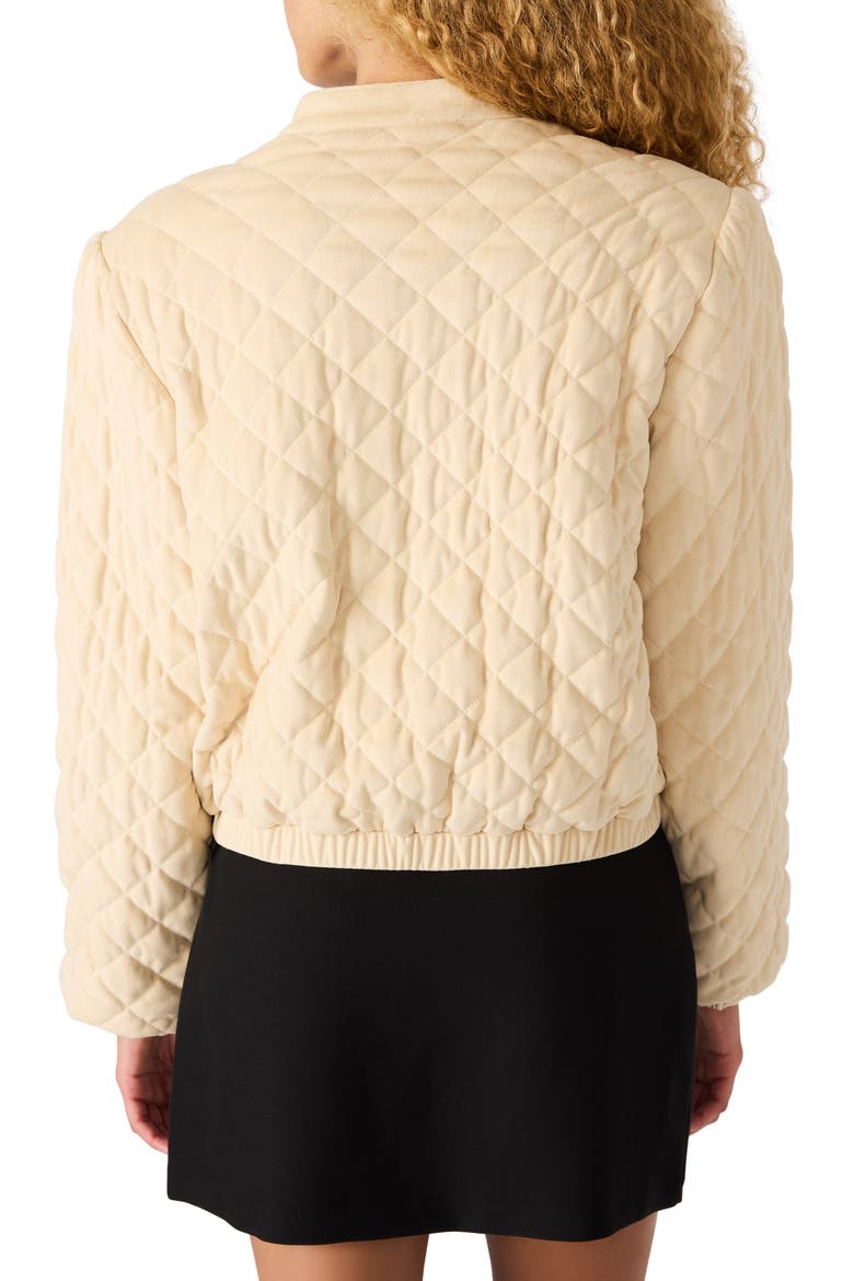 Brylee Quilted Jacket, Alternate, color, IRISH CREAM