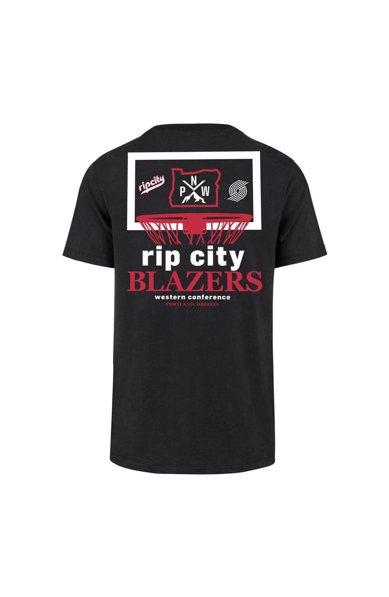 '47 Men's '47 Black Portland Trail Blazers City Edition Backboard T-Shirt, Alternate, color, Black