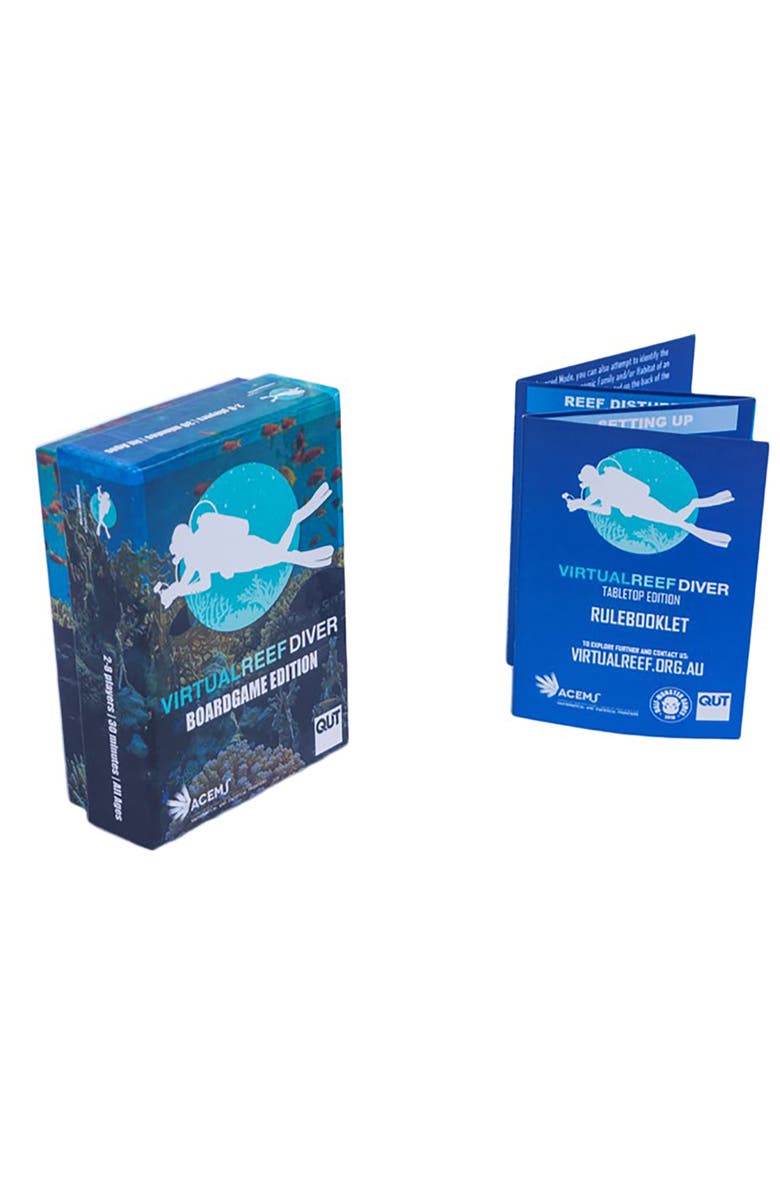 Half-Monster Games Virtual Reef Diver Tabletop Edition Educational Memory Card Game, Main, color, Multicolored