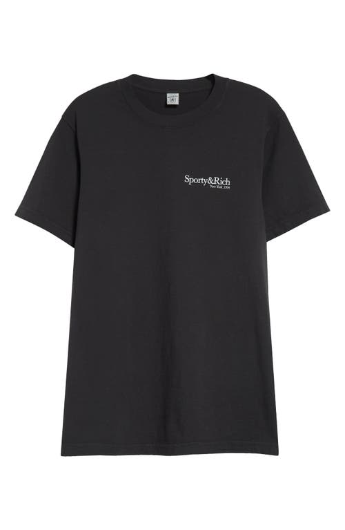 Sporty And Rich Sporty & Rich Health & Wellness Club New York Cotton Graphic T-shirt