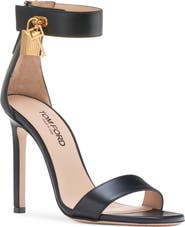 TOM FORD Padlock Ankle Strap Sandal