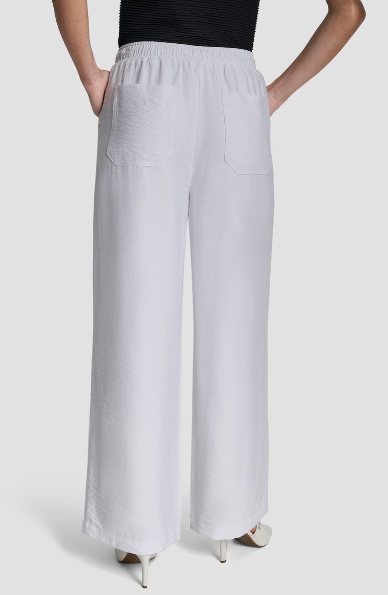 DKNY Drawstring Pants, Alternate, color, White