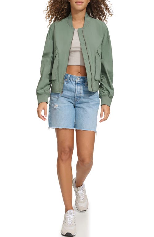 Levi's® Techy Nylon Bomber Jacket In Dark Forest