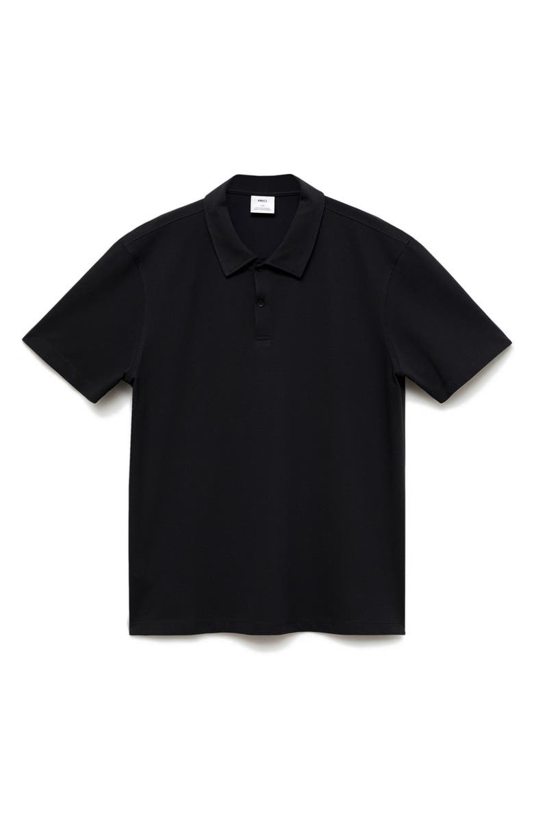MANGO Slim Fit Piqué Knit Polo, Alternate, color,