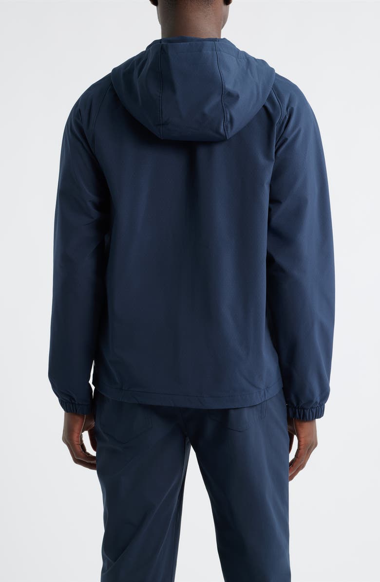 Zella Routine Zip Hoodie, Alternate, color, Navy Eclipse